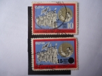 Stamps Sri Lanka -  Solomon Bandaranaike (1899-1959) - Marcha de la Victoria-Independencia.