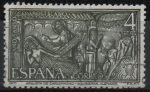 Stamps Spain -  Año Santo Compostelano (Arqueta d´Carlomagno, Aquisgran Alemania)