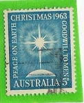Sellos de Oceania - Australia -  Navidad 1963