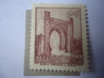 Stamps Morocco -  Puerta de:Bab-el-Mrissa,  Sale -Marruecos (1270)