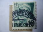 Stamps Germany -  Hans Baldung Grien (1484-1485) Pintor - Alemania, Ocupación Aliada 1945/49 -Baden, Zona Francesa