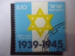 Stamps Israel -  Bandera de Brigada Judía - Los Voluntarios.