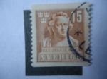 Stamps : Europe : Sweden :  Johan Tobias sergel (1740-1814) Escultor Sueco