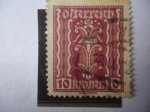 Stamps Austria -  Agricultura y Mano de Obra.
