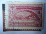 Stamps Albania -  Puente Gorica. Berat (19244) Albania.