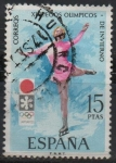 Stamps Spain -  XI Juegos Olimpicos d´Invierno en Sapporo (Patinaje Artistico)