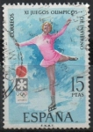 Stamps Spain -  XI Juegos Olimpicos d´Invierno en Sapporo (Patinaje Artistico)