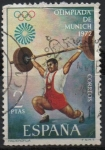 Stamps Spain -  XX Juegos Olimpicos en Munich (Haltereofilia)