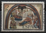 Stamps : Europe : Spain :  Navidad ( Pinturas d´l´Basilica d´San Isidoro,Leon