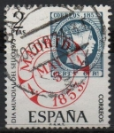 Stamps : Europe : Spain :  Dia mundial d´sello 1973 ( Fechador d´Madrid)