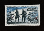 Stamps France -  Batallas de Niemen, Normandía
