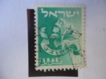 Stamps Israel -  Emblema de Ruben - 12 Tribus de Israel