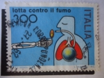 Stamps Italy -  lotta contro il fumo - Campaña contra el consumo de Cigarrillo