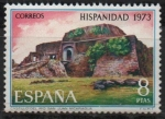 Stamps Spain -  Hispanidad Nicaragua (Castillo dl Rio San Juan)