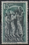 Stamps : Europe : Spain :  Monasterio d´Santo Domingo dl Silos (Detalle dl un Bajorrelieve d´Claustro)