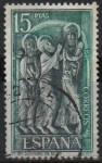 Stamps : Europe : Spain :  Monasterio d´Santo Domingo dl Silos (Detalle dl un Bajorrelieve d´Claustro)