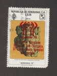 Stamps : America : Honduras :  Representación al Dios solar