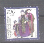 Stamps : Europe : Germany :  RESERVADO CHALAS Pro Beneficencia-Bailes Tradicionales Y1591