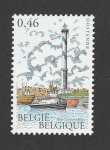 Stamps Belgium -  Faro de Oostende