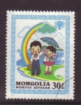 Sellos de Asia - Mongolia -  Año Intern. de la Infancia