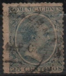 Stamps Spain -  Alfonso XIII