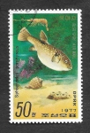Stamps : Asia : North_Korea :  1622 - Pez Globo