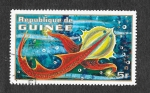 Stamps : Africa : Guinea :  593 - Pez