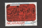 Stamps : America : Nicaragua :  Visita del Papa a Nicaragua