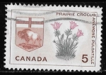 Sellos de America - Canad -  Prairie Crocus, Manitoba