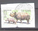 Stamps Germany -  Especies en Peligro de Extinción Rinoceronte Y2037