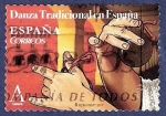 Stamps Spain -  Danza tradicional en España A