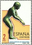 Sellos de Europa - Espaa -  2769 - Juegos Olímpicos Los Ángeles - Saltador de natación