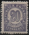 Stamps Spain -  Cifras