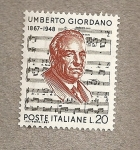 Sellos de Europa - Italia -  Umberto Giordano