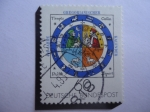 Stamps Germany -  Gregorianischer (1582)-400 Aniversario - Calendario Gregoriano - Papa, Gregorio XIII