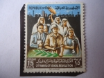 Stamps Iraq -  3rd. Aniver.of 18 Nov.Revolution - #er Aniversario de la Revolución del 18 de Noviembre - Soldado al