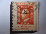 Sellos de Europa - Italia -  Sello de 5GR de Sicilia-Primer Centenario de los Sellos del Reino de Sicilia 1859-1969.