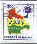 Stamps Bolivia -  Fiesta Mundial del Calzado