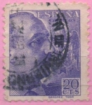 Stamps Spain -  General Franco