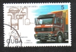 Stamps Cuba -  Desarrollo del Motor Diesel