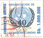 Stamps Bolivia -  40 Aniversario de las Naciones Unidas