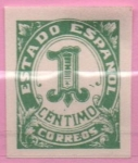 Stamps Spain -  Cifras