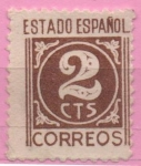 Stamps Spain -  Cifras