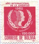 Sellos de America - Bolivia -  Año Internacional de la Juventud