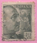 Stamps Spain -  General Franco