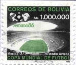 Sellos de America - Bolivia -  Copa Mundial de Futbol Mexico 86