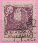 Stamps Spain -  Milenario d´Castilla (Castillo)