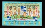 Stamps Romania -  Olimpiada de Ajedrez
