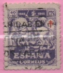 Sellos de Europa - Espaa -  Pro Tuberculosos ( Cruz d´Lorena en Carmin)