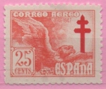 Stamps Spain -  Pro Tuberculosos ( Cruz d´Lorena en rojo)